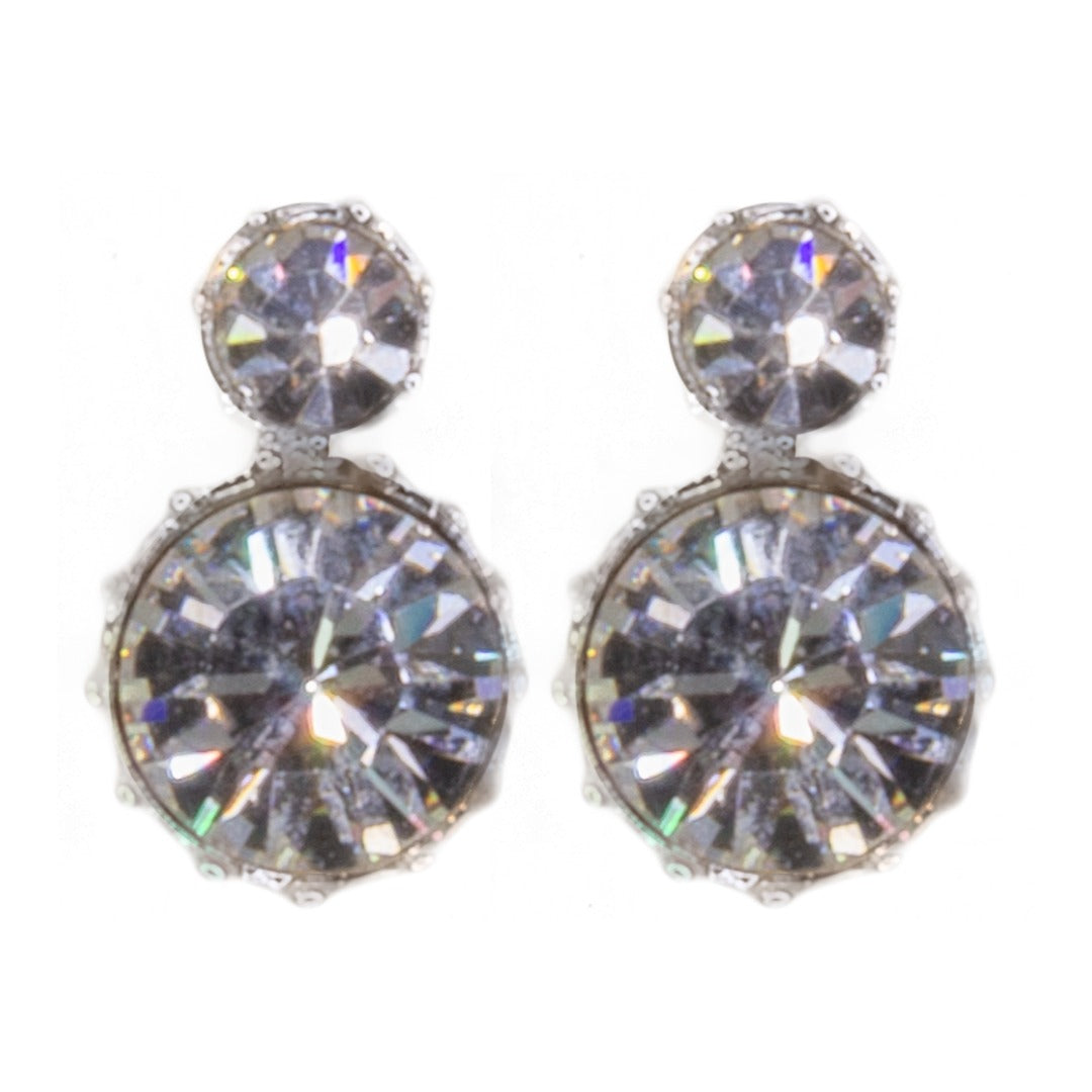 Queen Victoria's 2 stone Stud Earrings