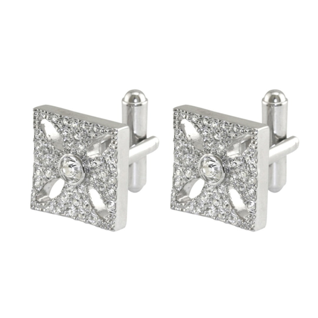 Queen Victoria's Diamond Crown Cross Cufflinks