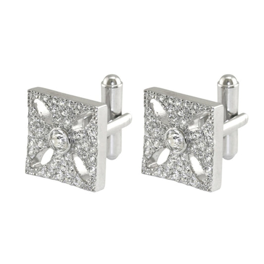 Queen Victoria's Diamond Crown Cross Cufflinks