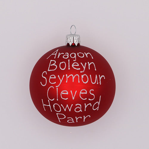Six Wives Bauble Red