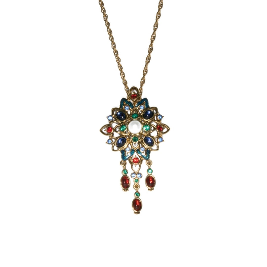 Renaissance Revival Red Pendant