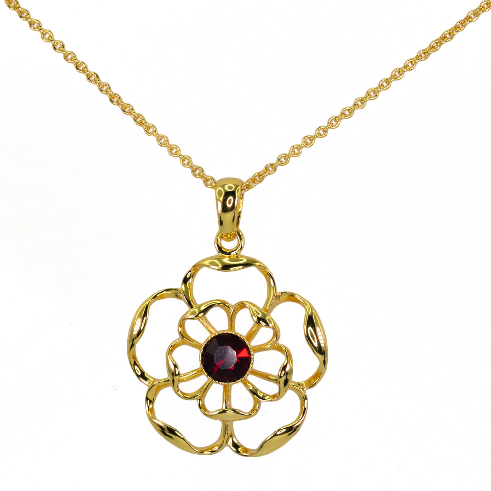 Rose Filigree Pendant