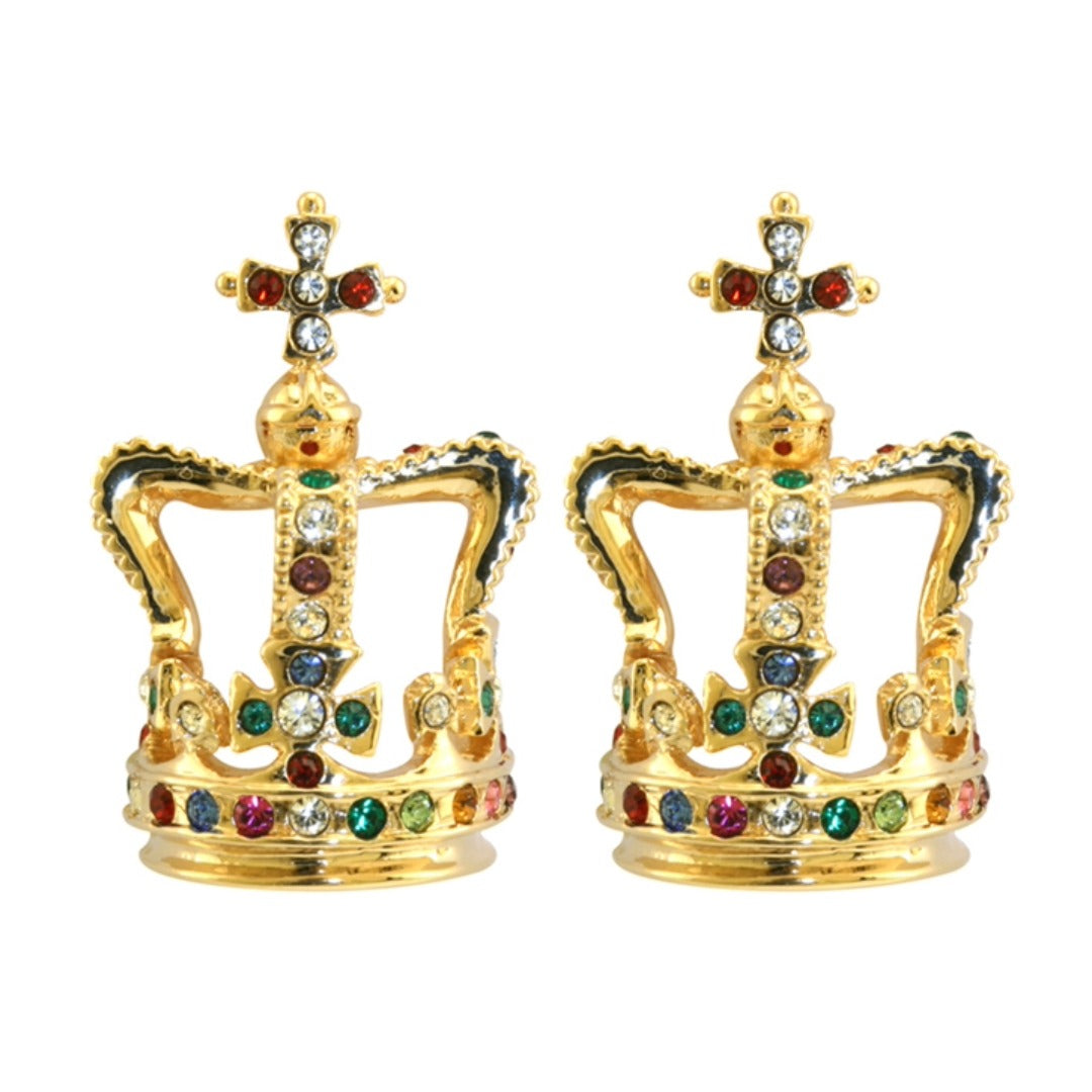 St Edward's Crown Earrings