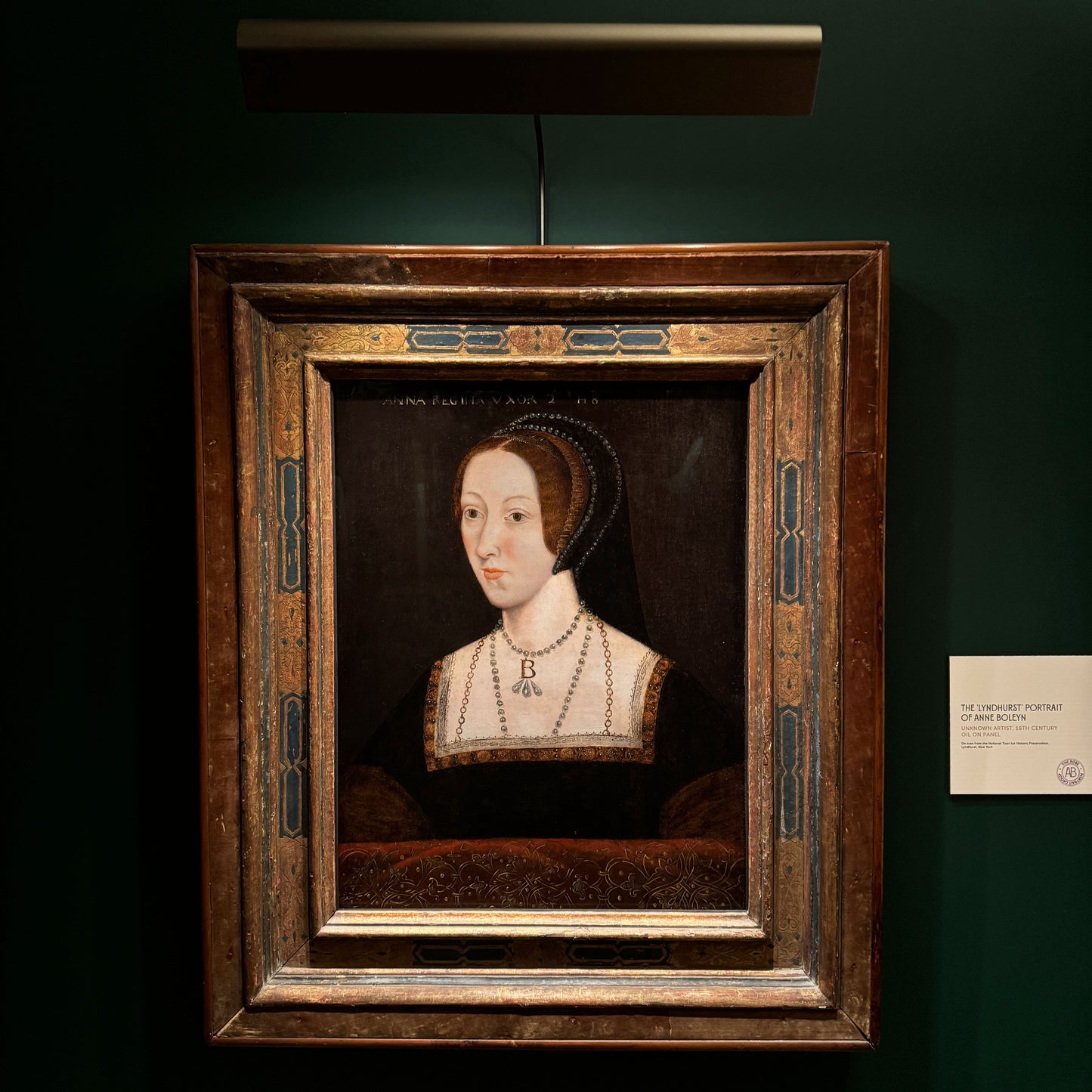 Anne Boleyn Mounted Print Lyndhurst