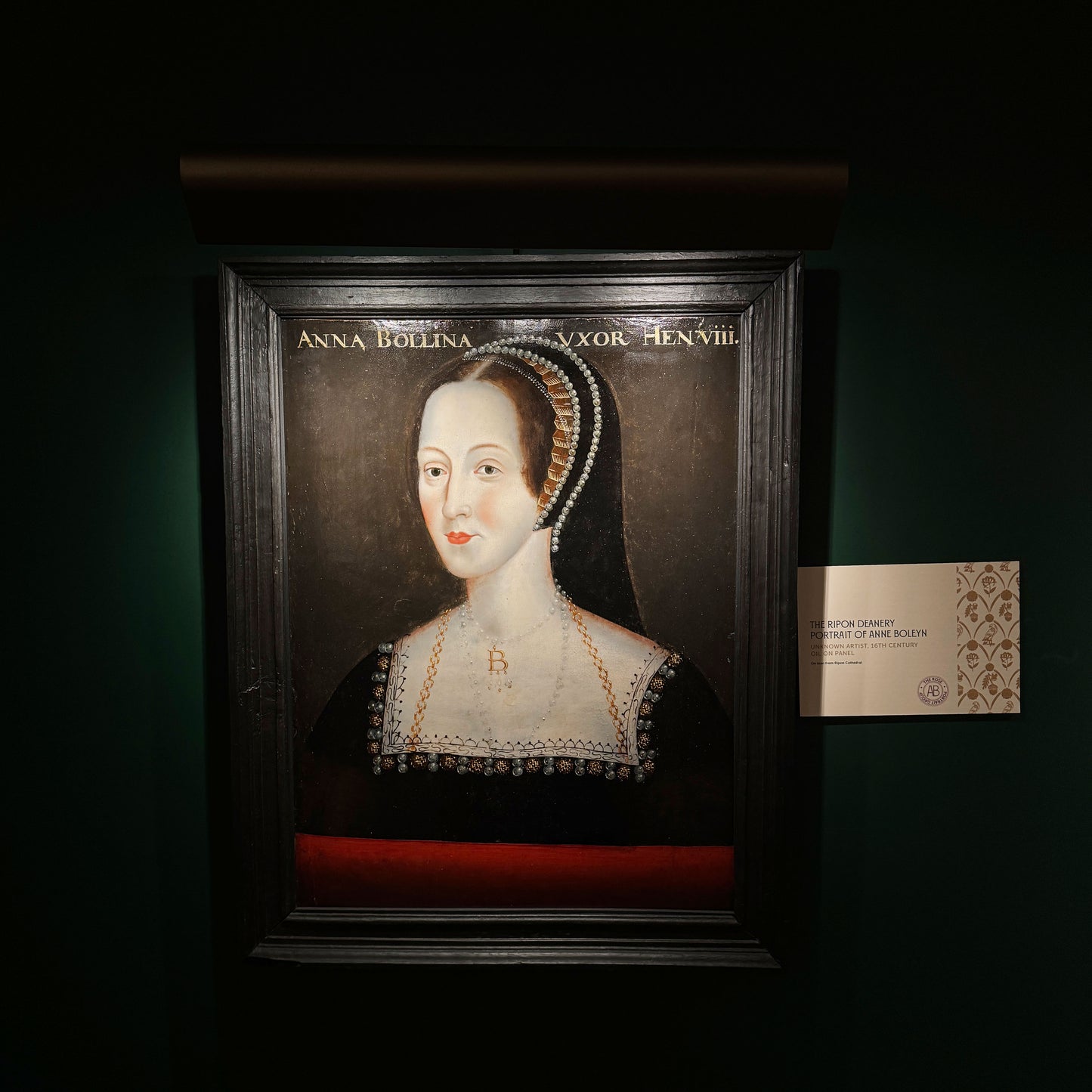 Anne Boleyn Mounted Print Ripon Deanery