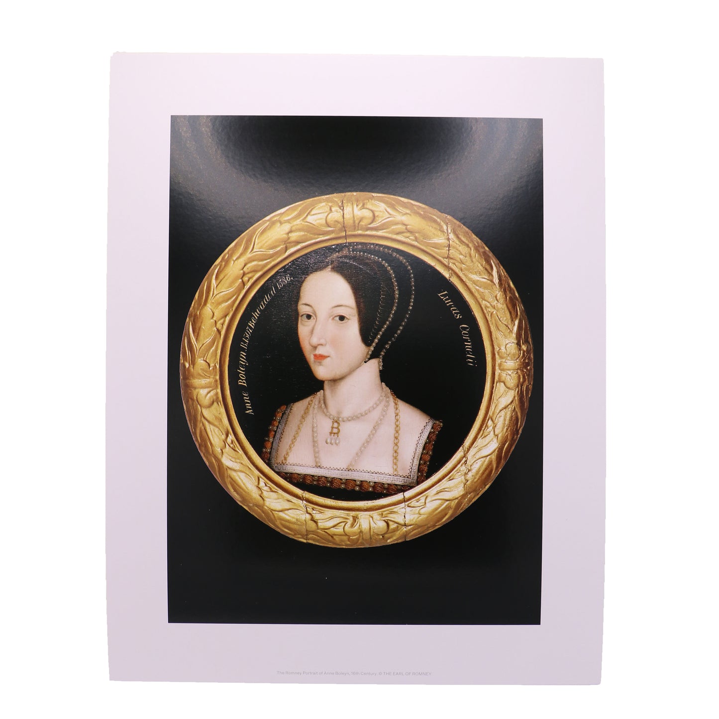 Anne Boleyn Mounted Print 16th Century