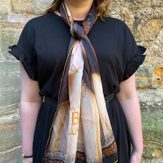 Anne Boleyn Silk Scarf