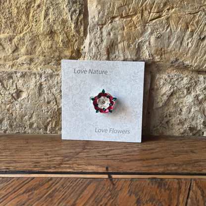 Tudor Rose Brooch