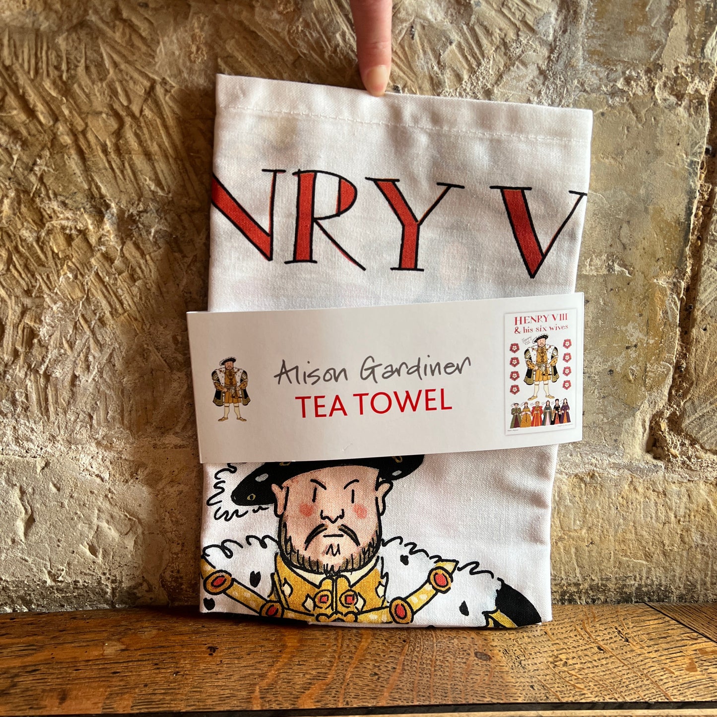Henry VIII Tea Towel